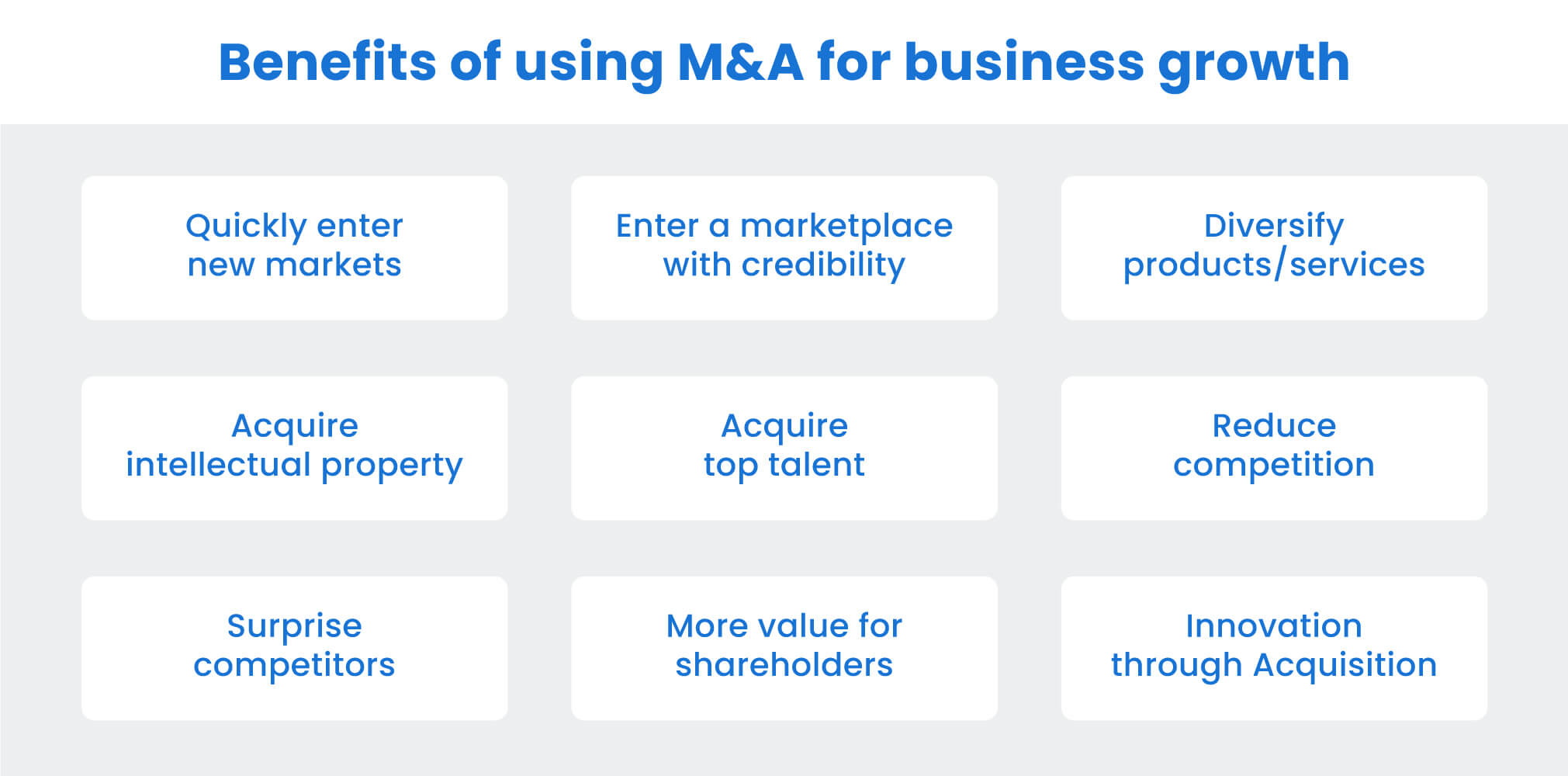 benefits of growth through acquisition