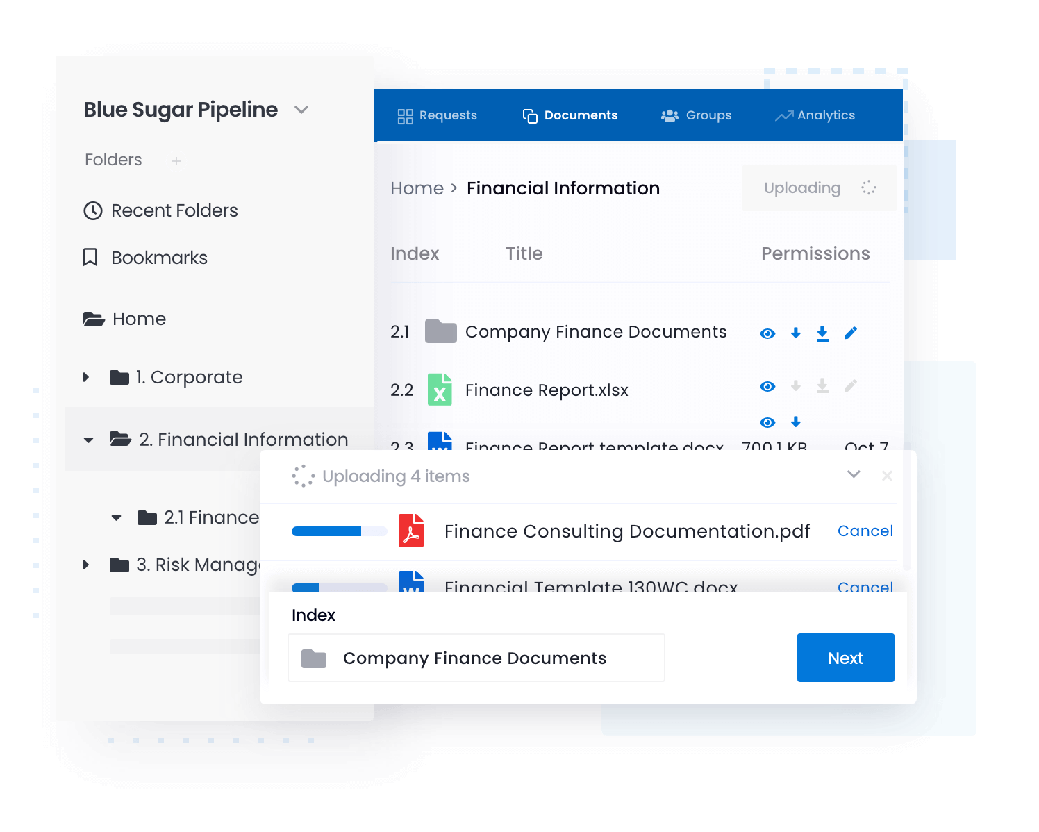 talking with investors?