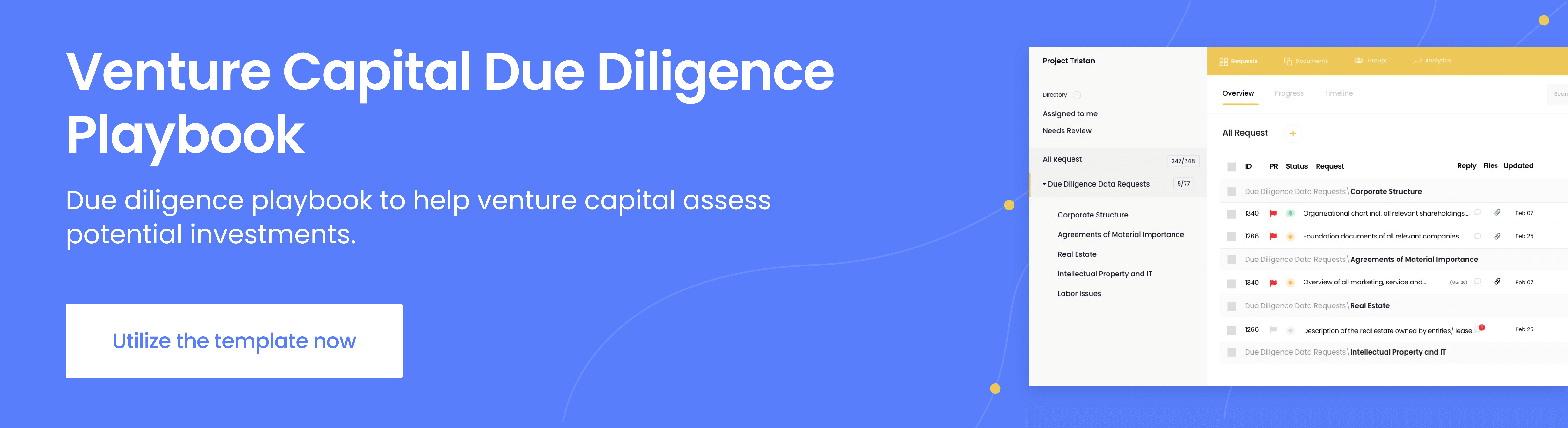 venture capital due diligence template