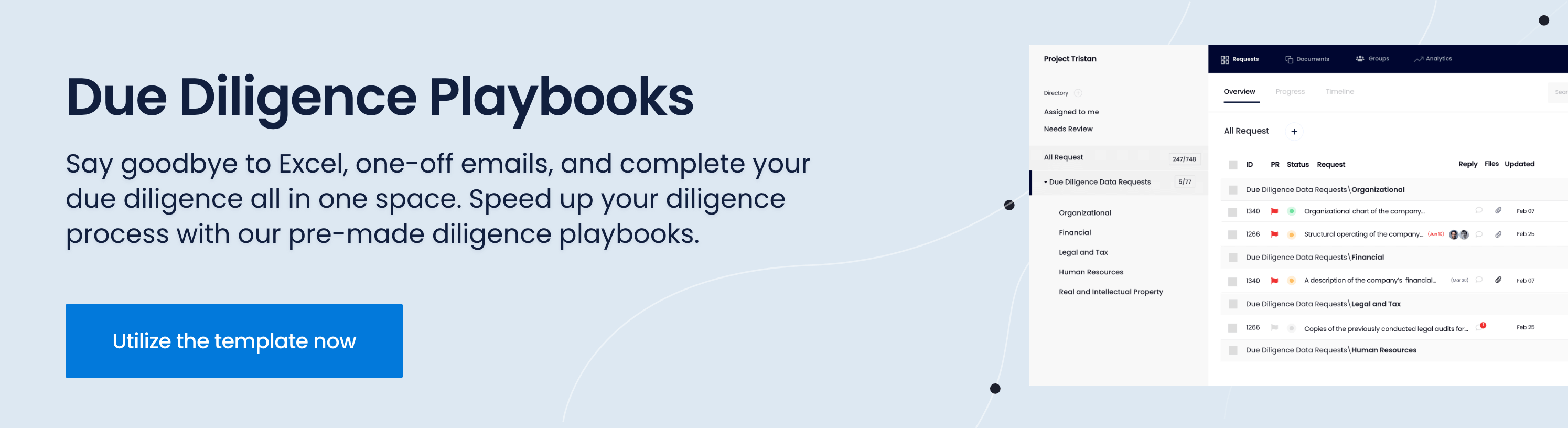 due diligence playbook