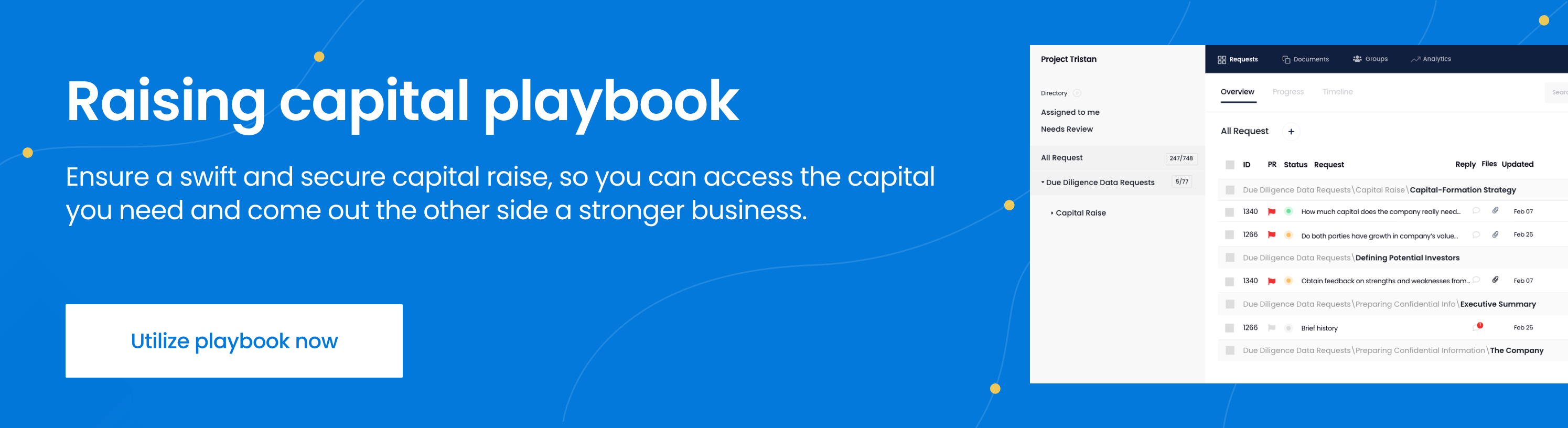 raising capital playbook